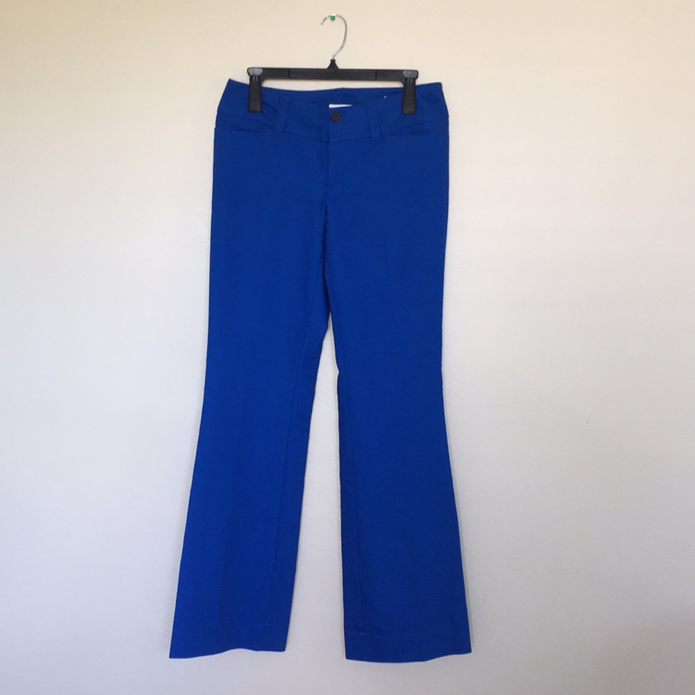 Cold water creek blue boot cut trousers